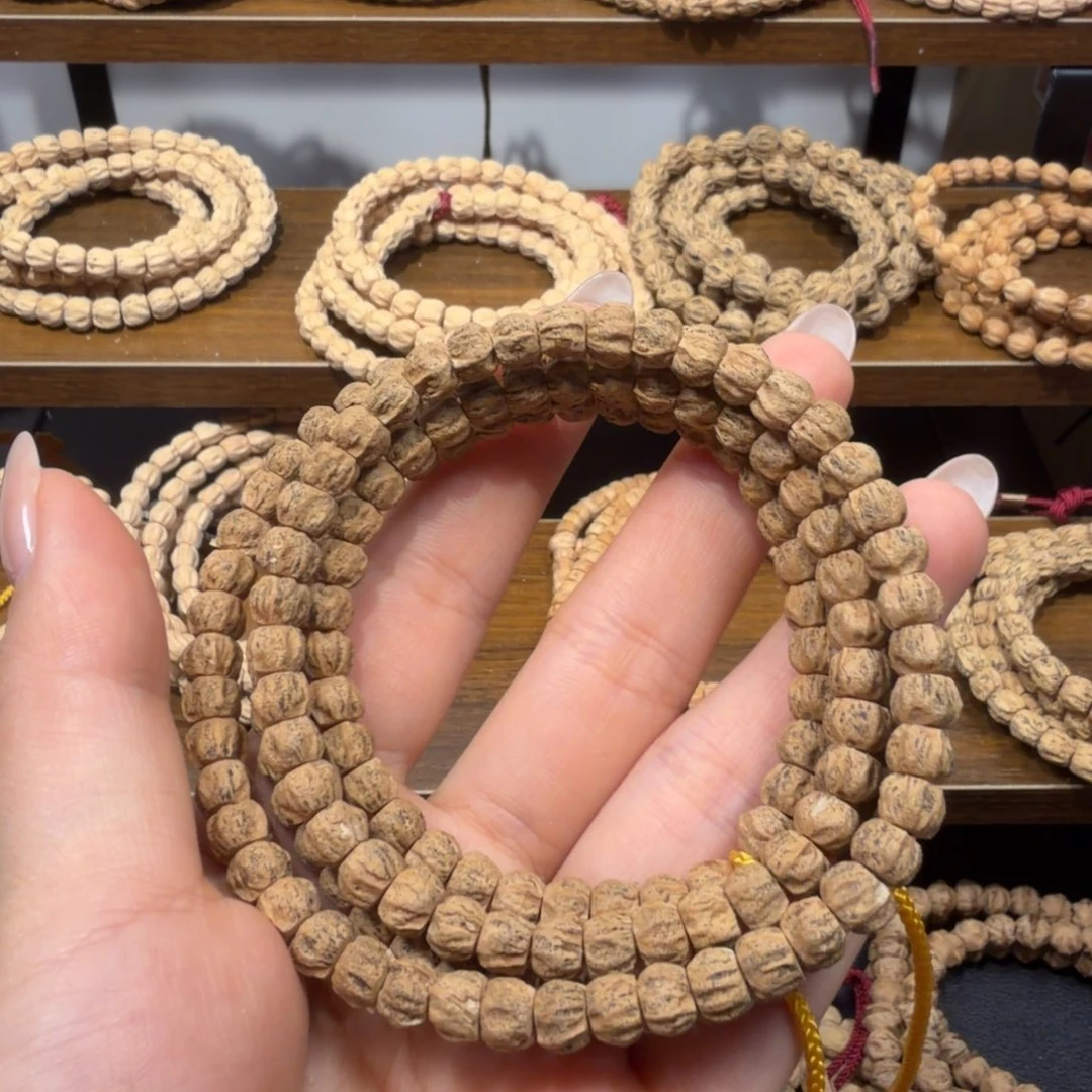 柏香籽/百香籽吊坠莲花桩