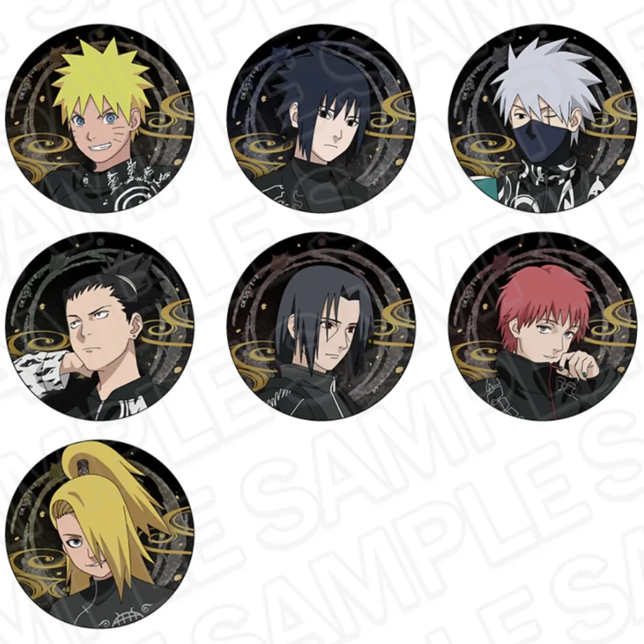 【火影忍者】jf黑衣服跳马节黑金吧唧盲袋 下单默认代拆