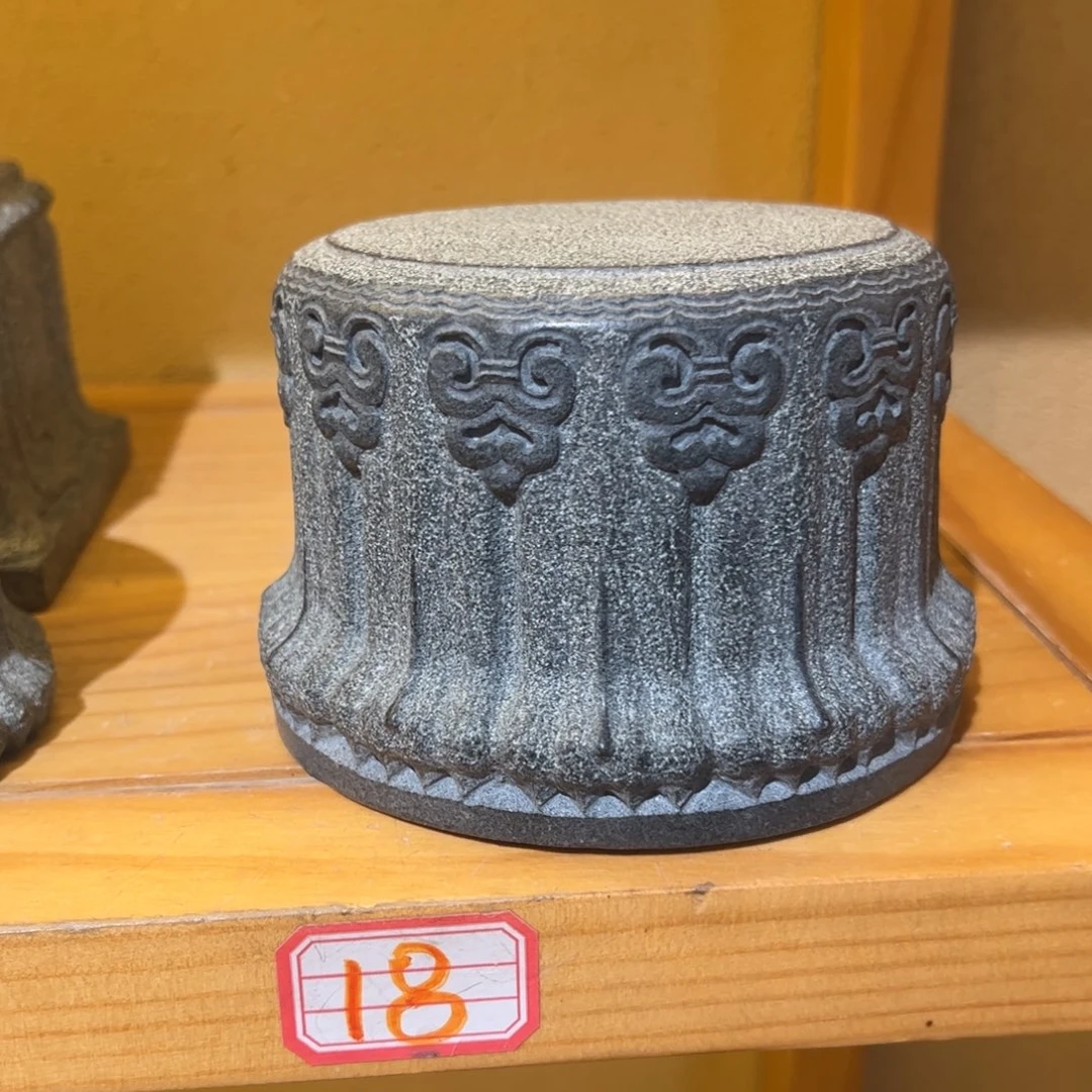 羔***羊石材虎爪底座底座摆件
