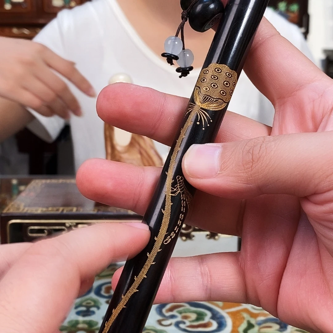 成套家具黑酸枝木类紫光檀香筒