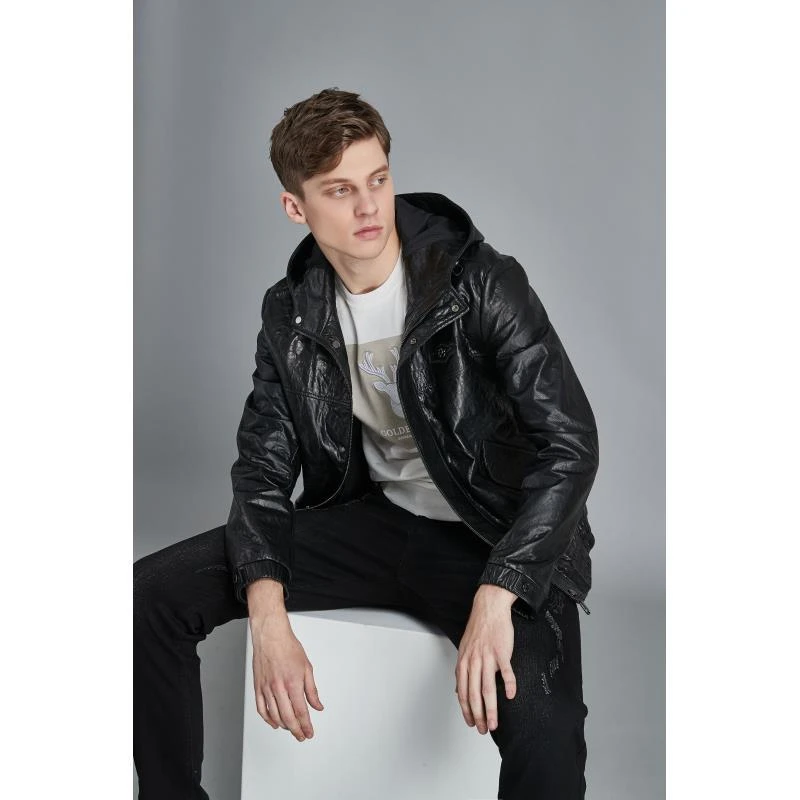 [断码清货]高端皮衣男士外套