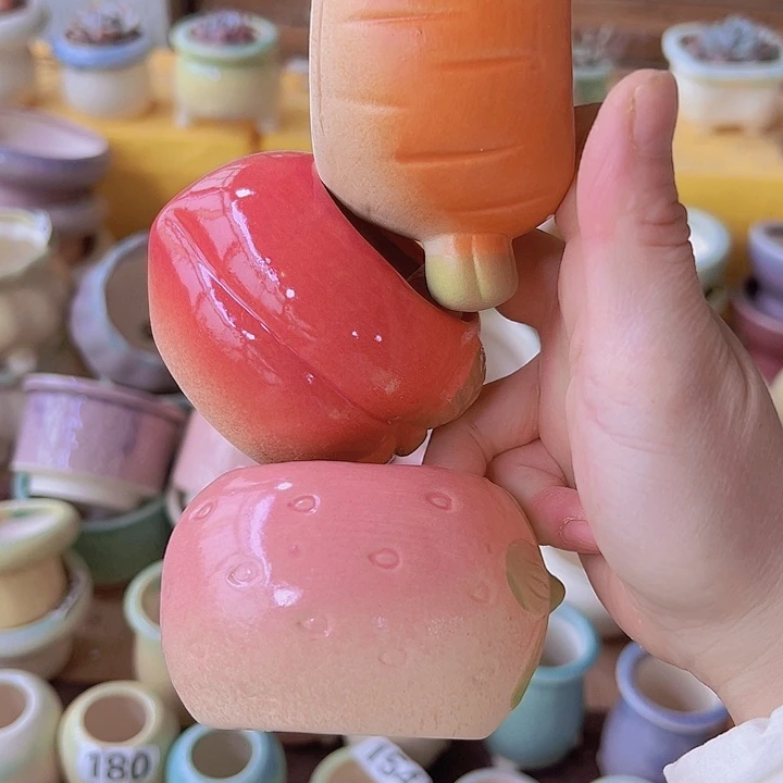 红陶陶瓷花盆当场满12包邮