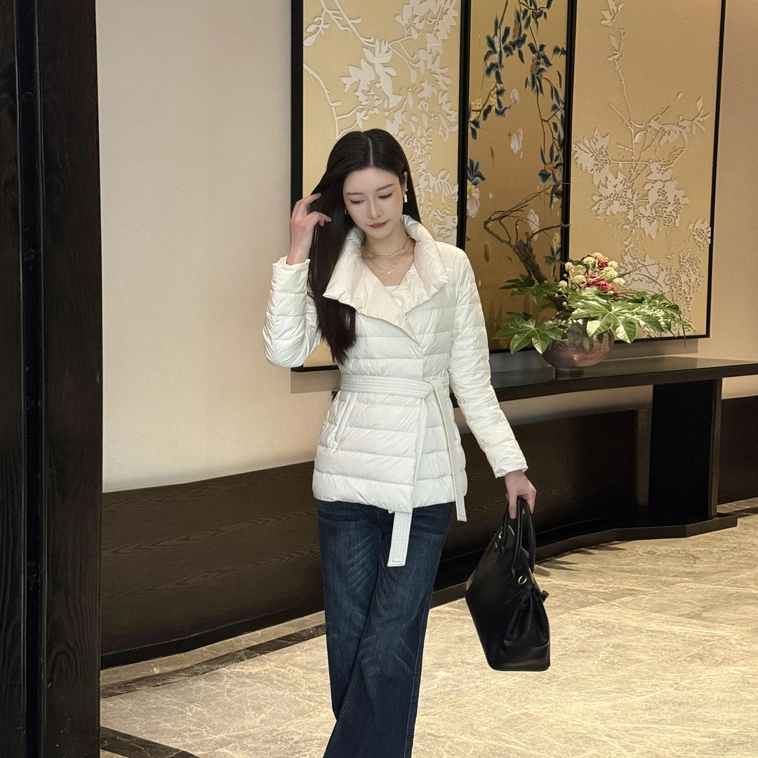 慧慧【北岛之恋】90鹅绒可溯源羽绒服女2025冬季新款时尚气质外套