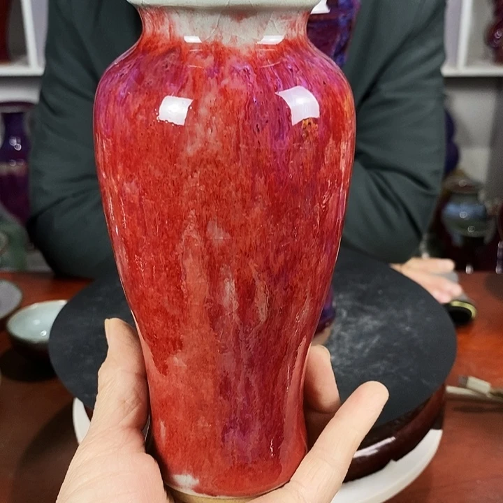 尚峰钧窑作品广口瓶