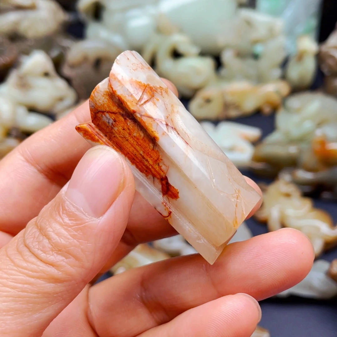 白玉菩提吊坠摆件