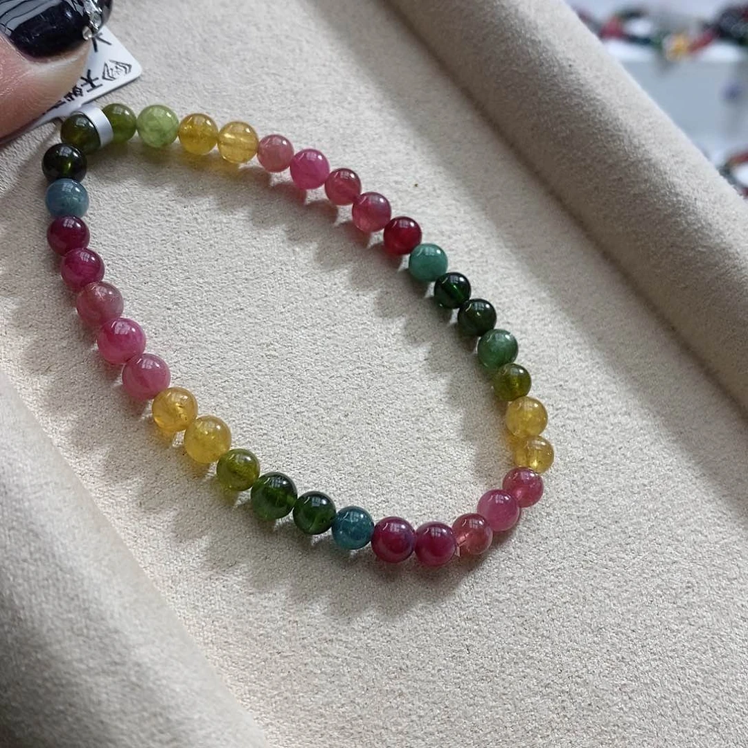 碧玺手链未镶嵌多样性发一条