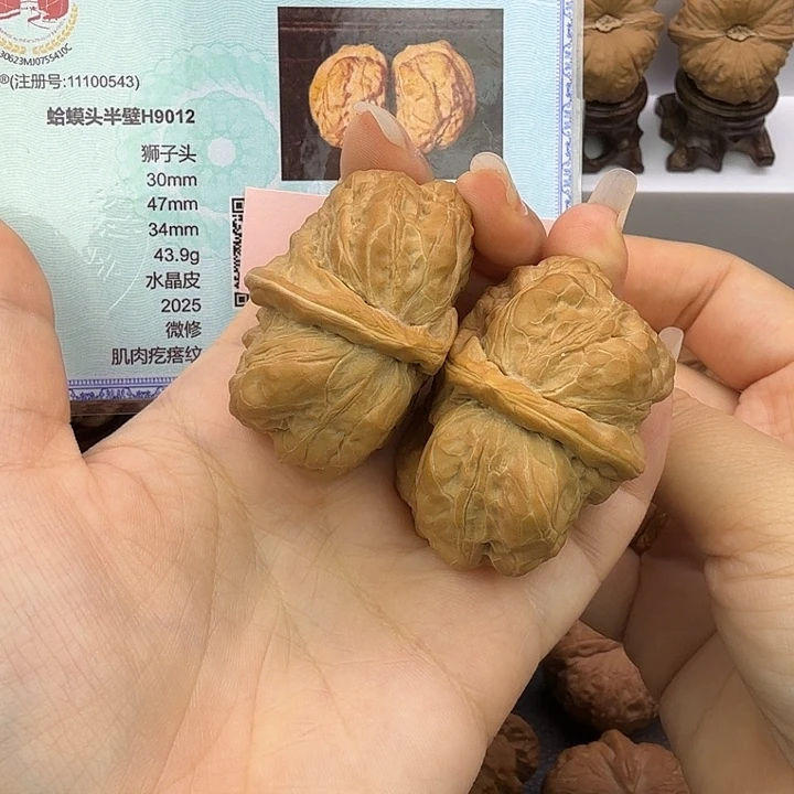 桃核把件47蛤蟆头半壁H9012