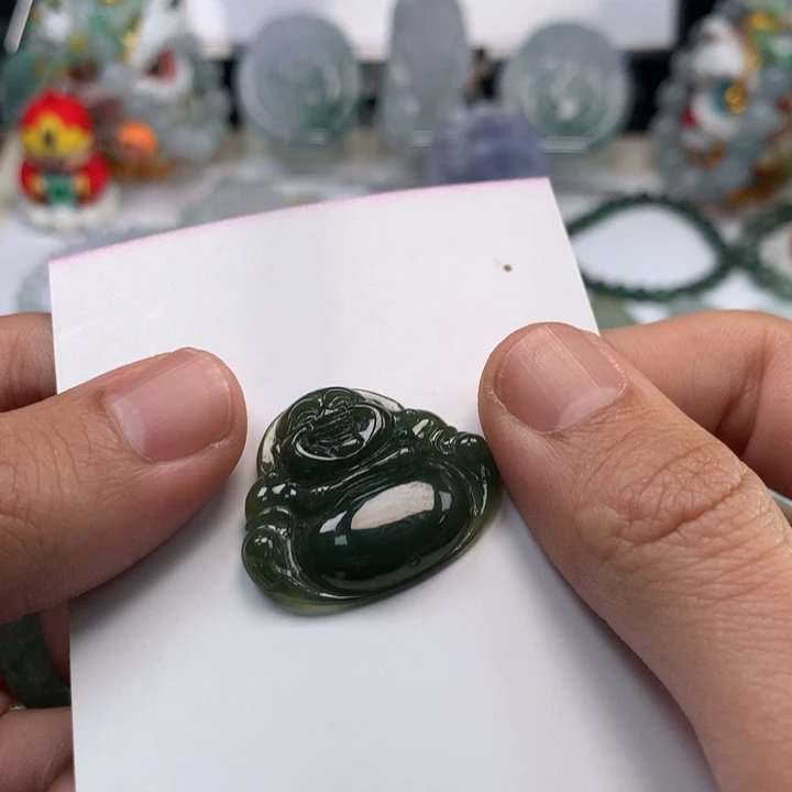 翡翠未镶嵌颈饰翡翠佛公