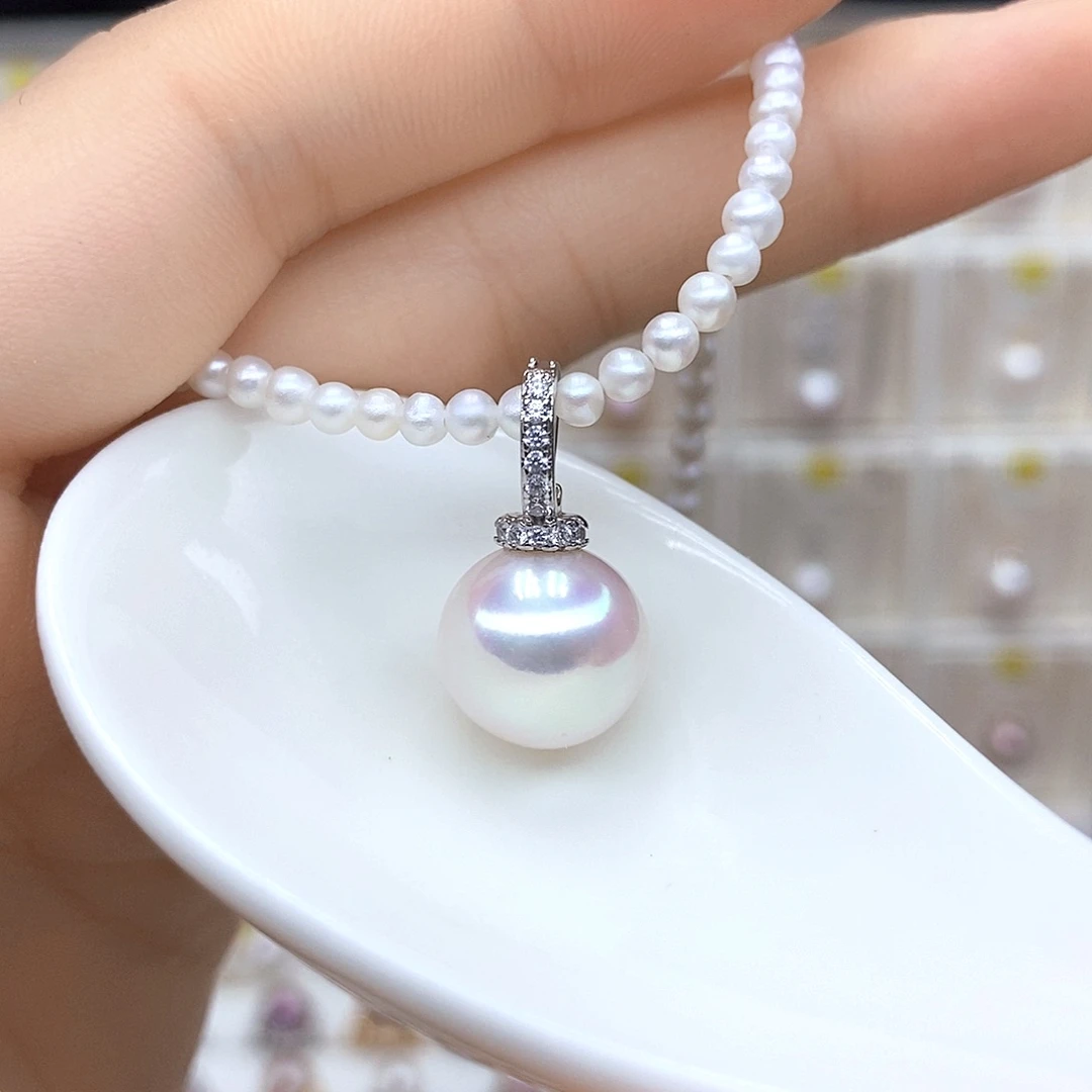 淡水珍珠合金颈饰