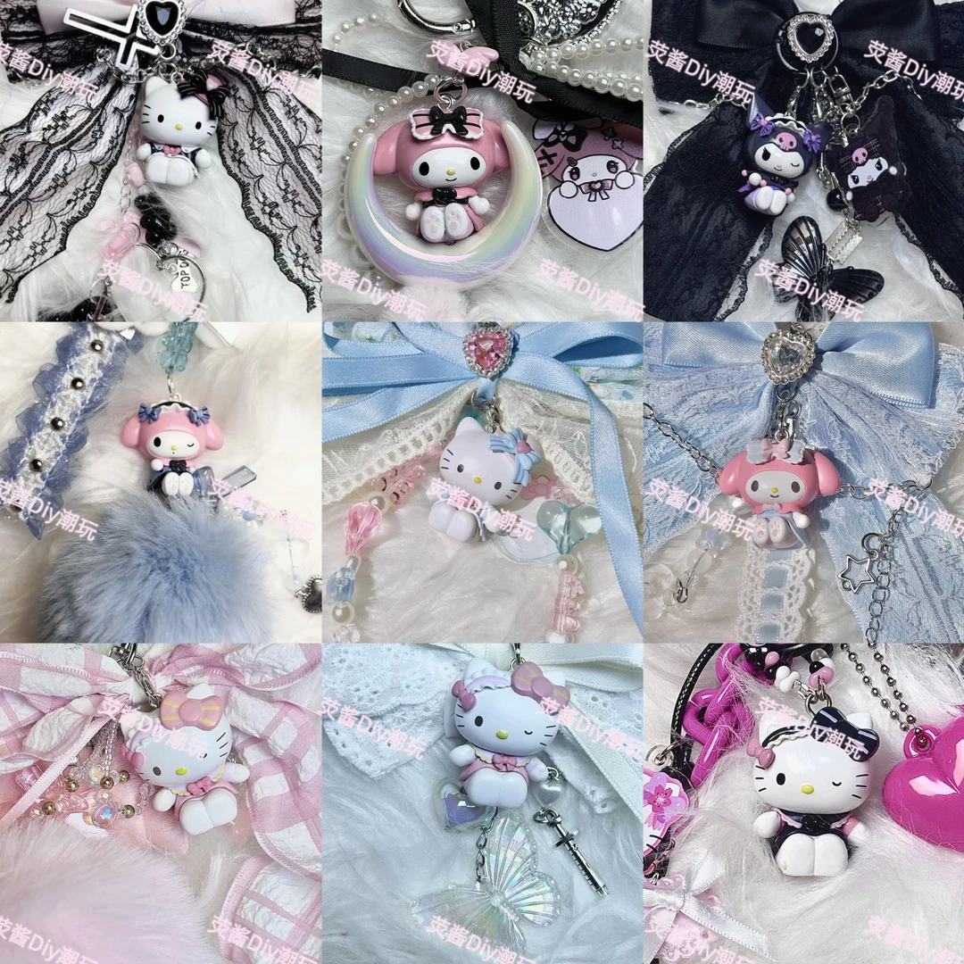 【直播间选款】荧酱手工diy包挂手机链 萌粒默认微瑕介意勿拍