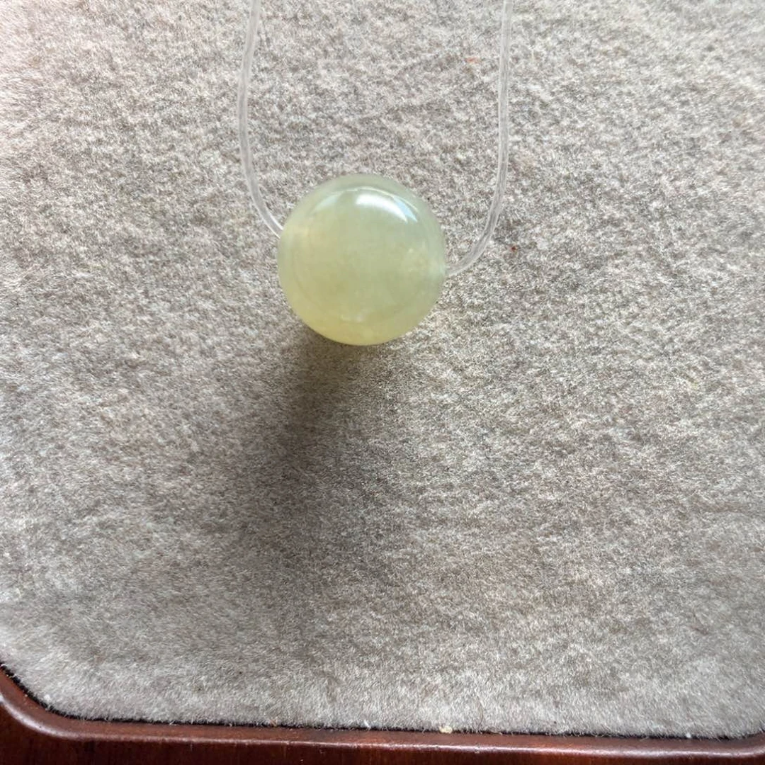 翡翠未镶嵌手链黄翡13.1mm
