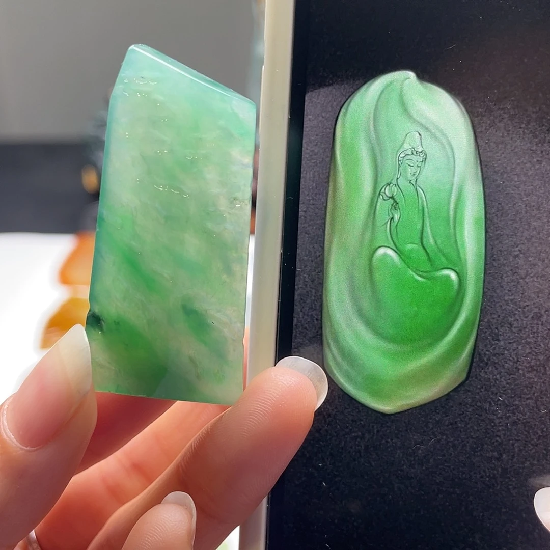 定制翡翠未镶嵌包工