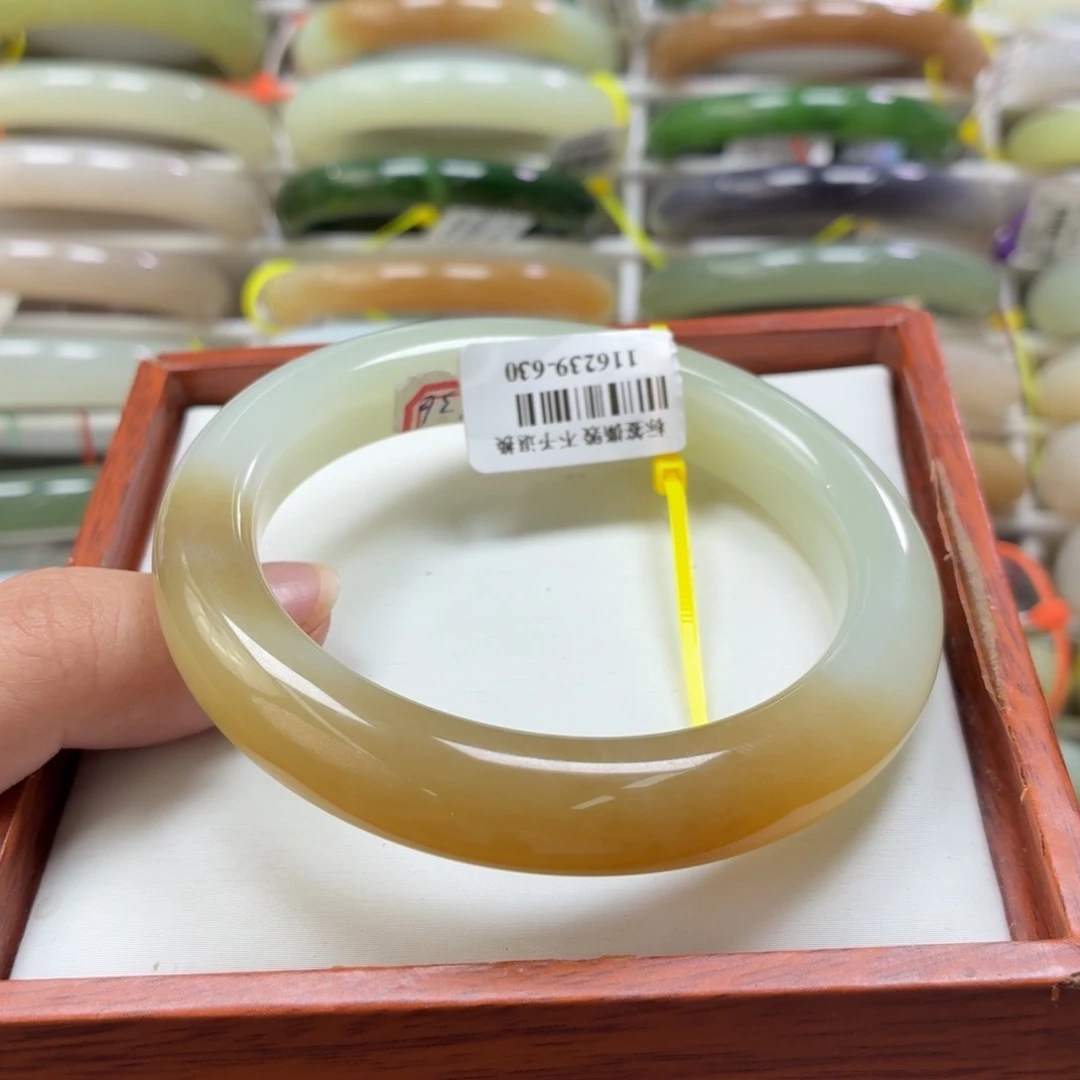 和田玉手镯未镶嵌30 58/59