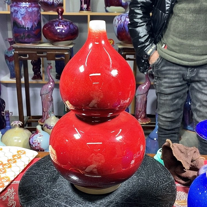 瓶中国神垕精品钧瓷