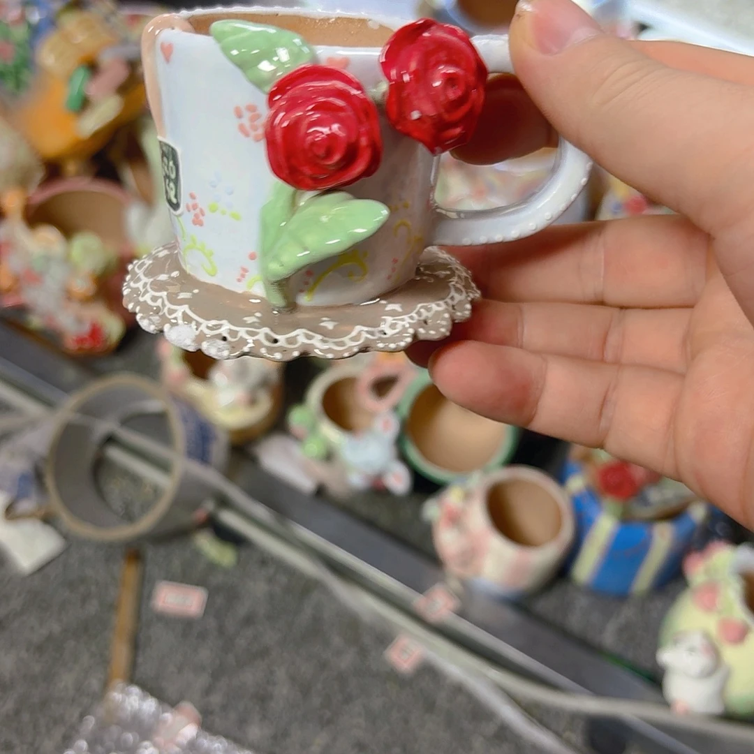 老梧家的手工陶瓷多肉花盆
