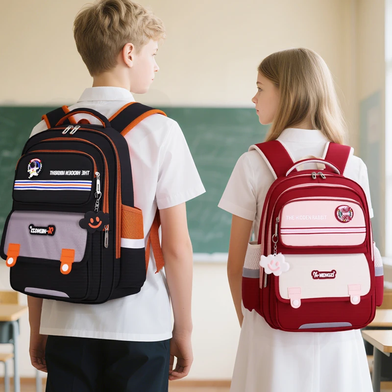 2025新款小学生书包男孩女孩适用一二三到六年级减负双肩护脊防水