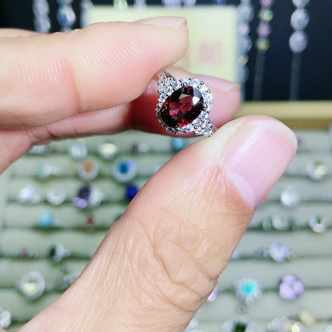 【闪购商品】未镶嵌戒指石榴石