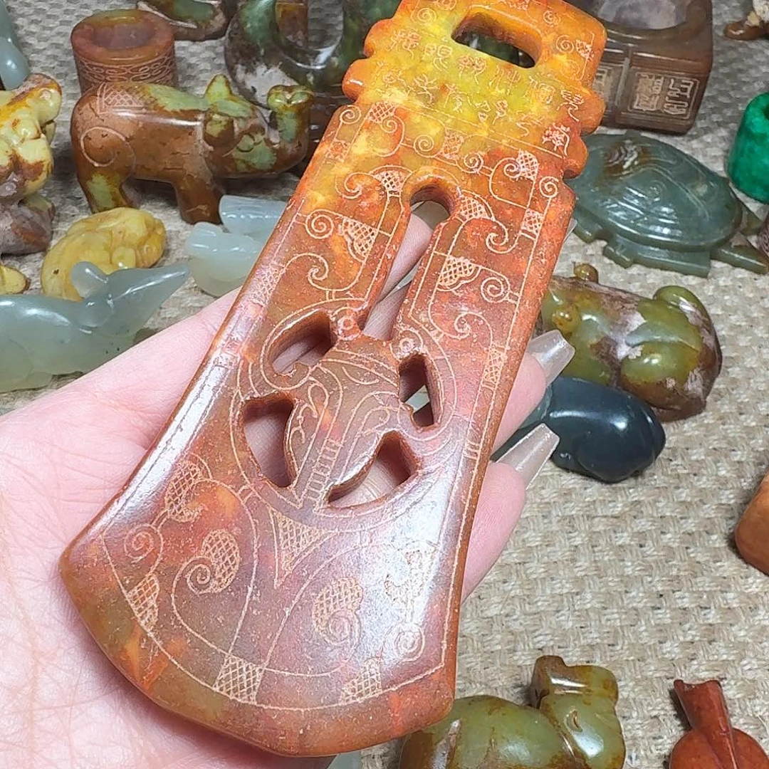 白玉菩提吊坠挂件