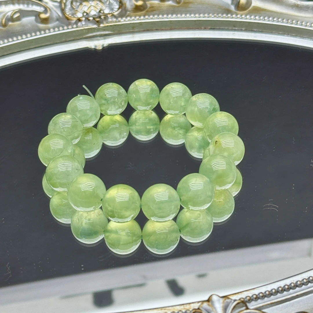 【然之傲】Q049    葡萄石手串（多样性发其一）