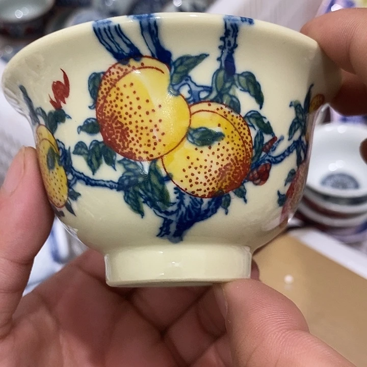 摆件景德镇陶瓷主人杯13455