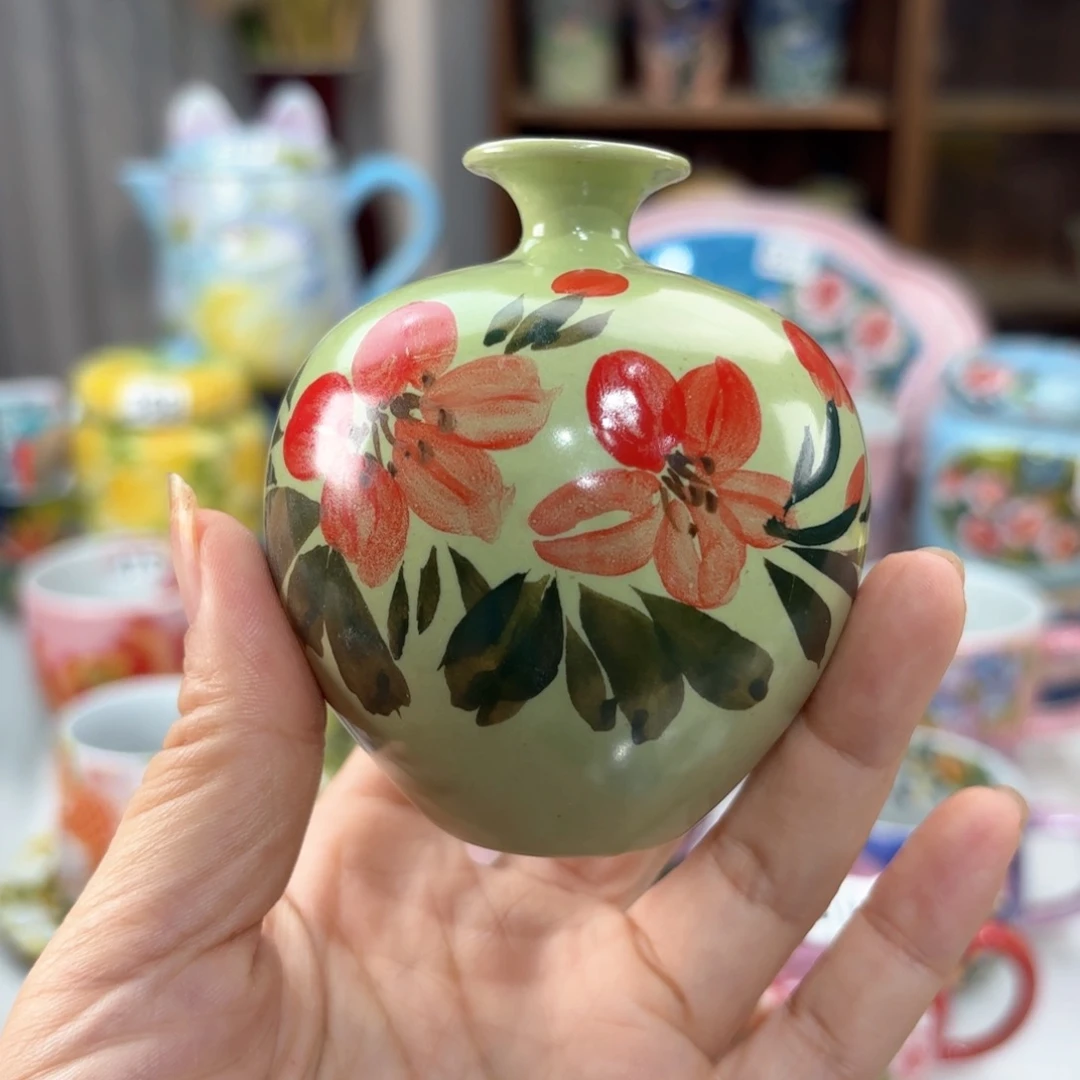 景德镇手绘高温釉下彩陶瓷茶具