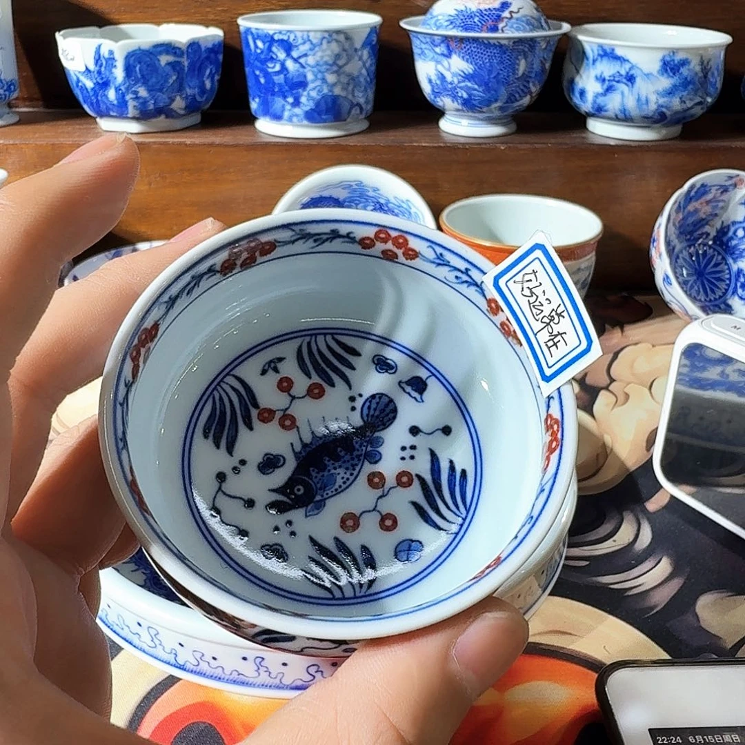泥塑好****意主人杯手工手绘