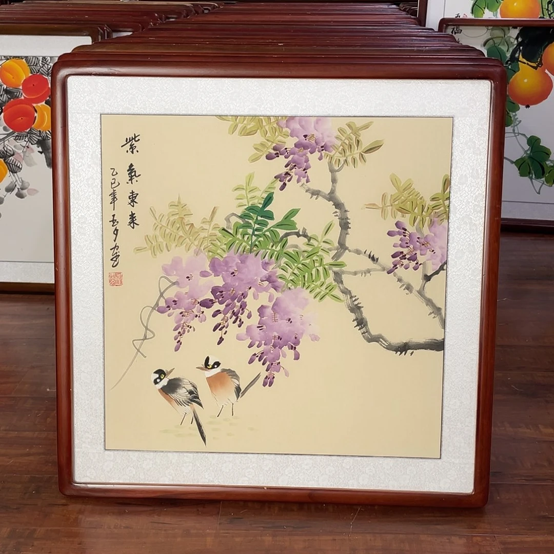 国画带框尺寸63*63厘米