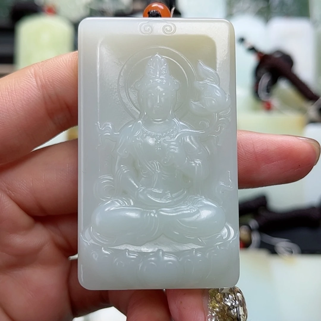 【闪购商品】颈饰未镶嵌和田玉普***光