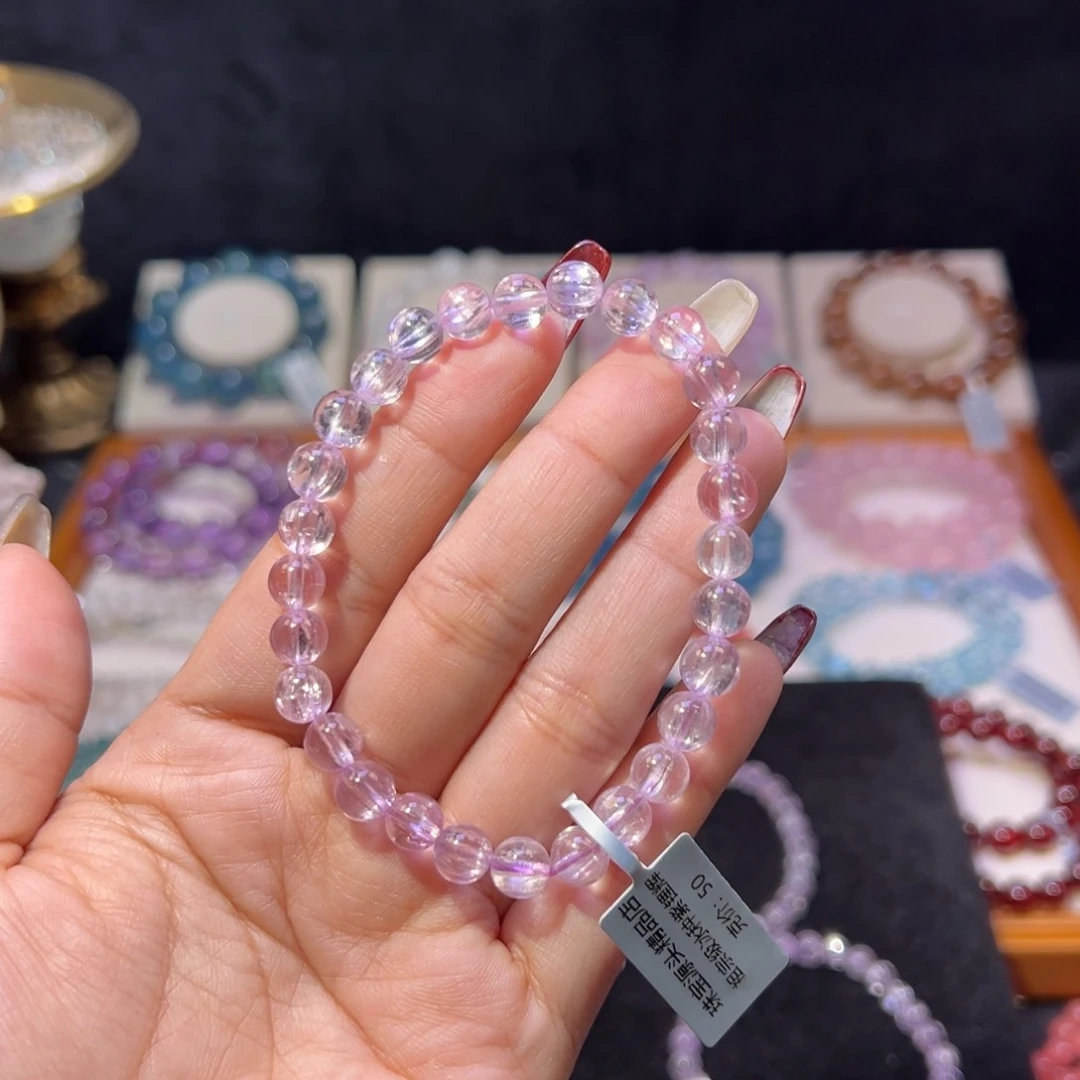 锂辉石紫锂辉未镶嵌苹*紫锂辉7.2m m