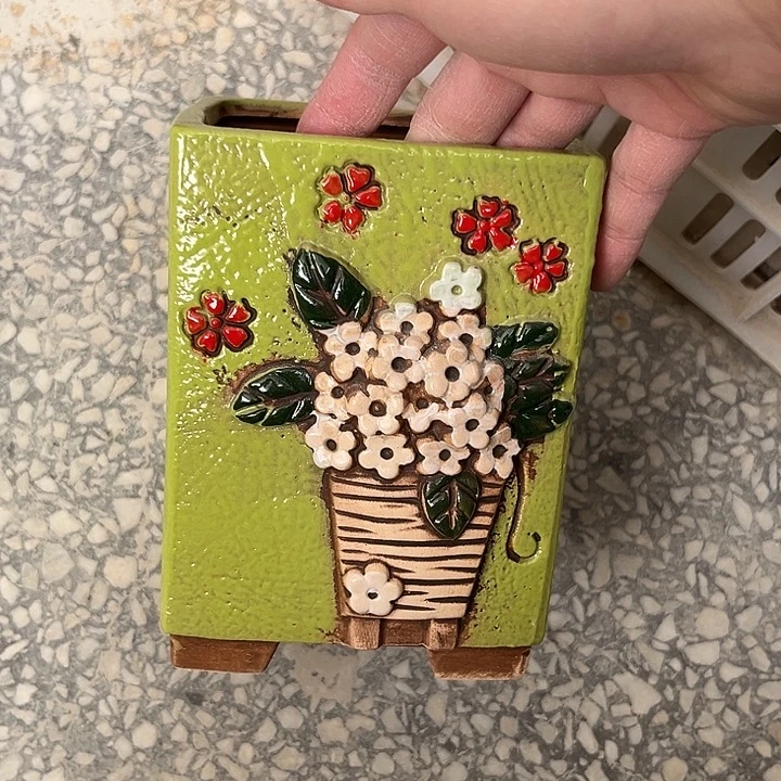 粗陶材质多肉花盆