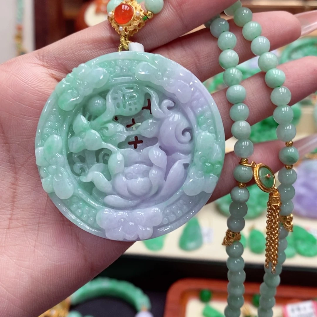 颈饰未镶嵌翡翠翡翠吊坠