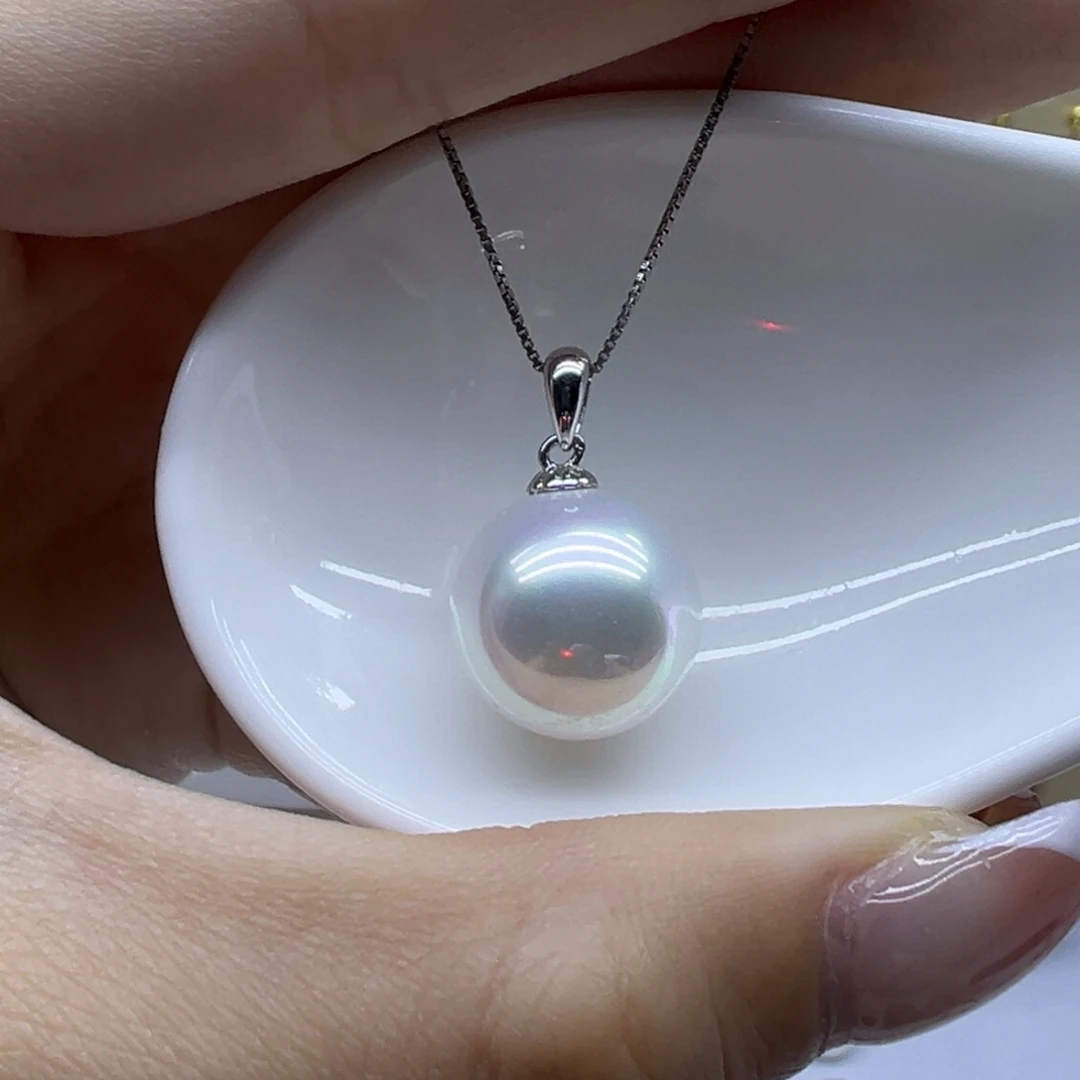 银S925镶嵌吊坠(赠链)淡水珍珠