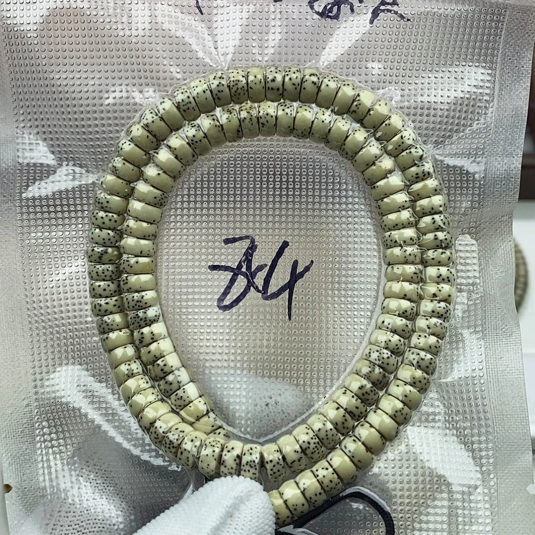 星月菩提吊坠84半壁留白，120颗，微氧化