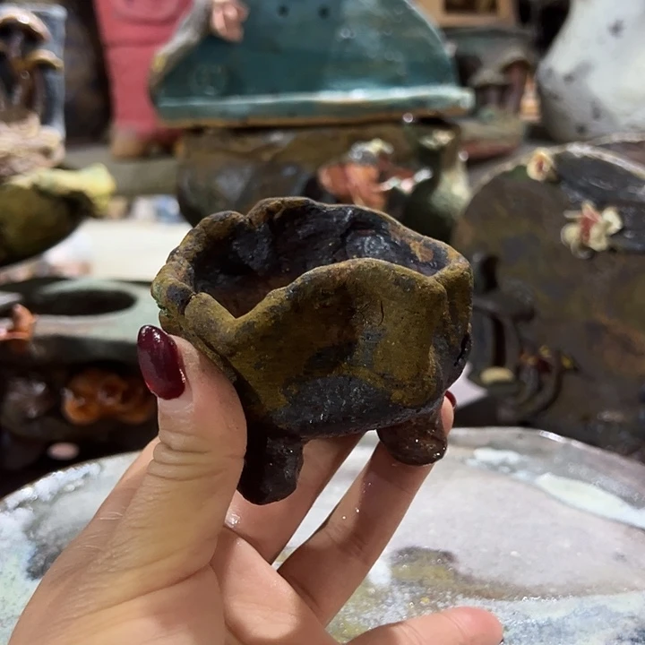 福利手工粗陶不坏不包退换