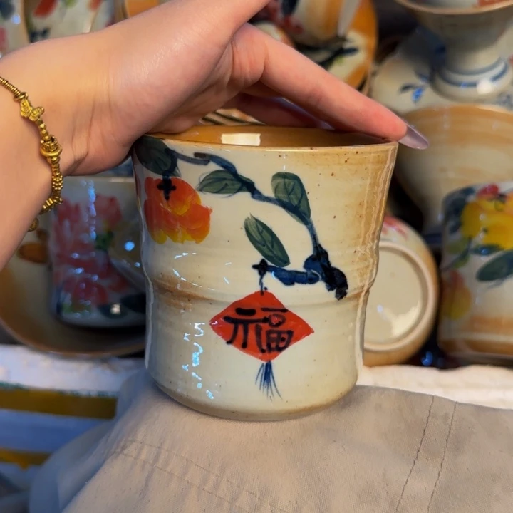 瓷片景德镇陶瓷手工手绘