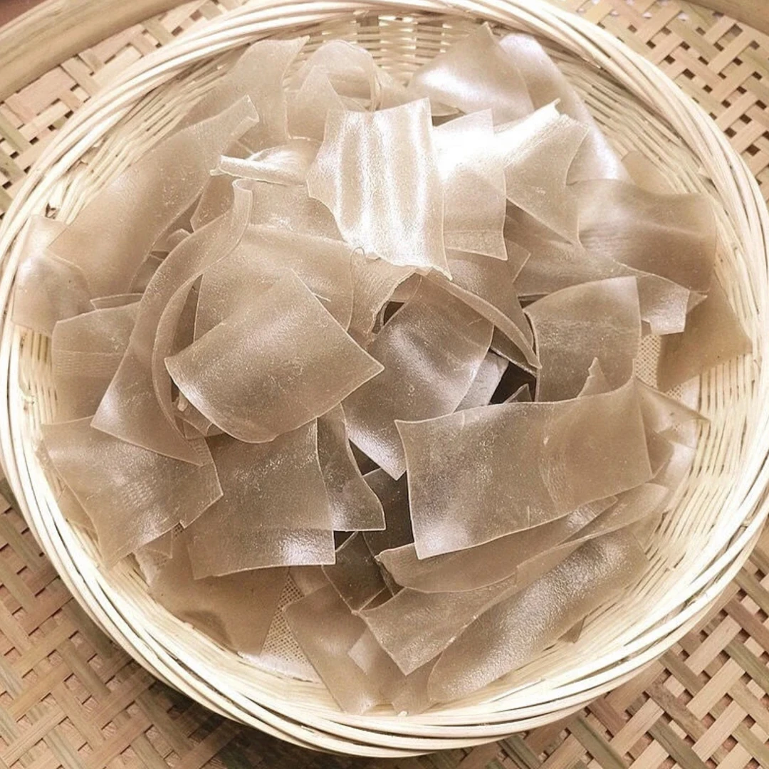 农家纯手工红薯粉丝荷折皮