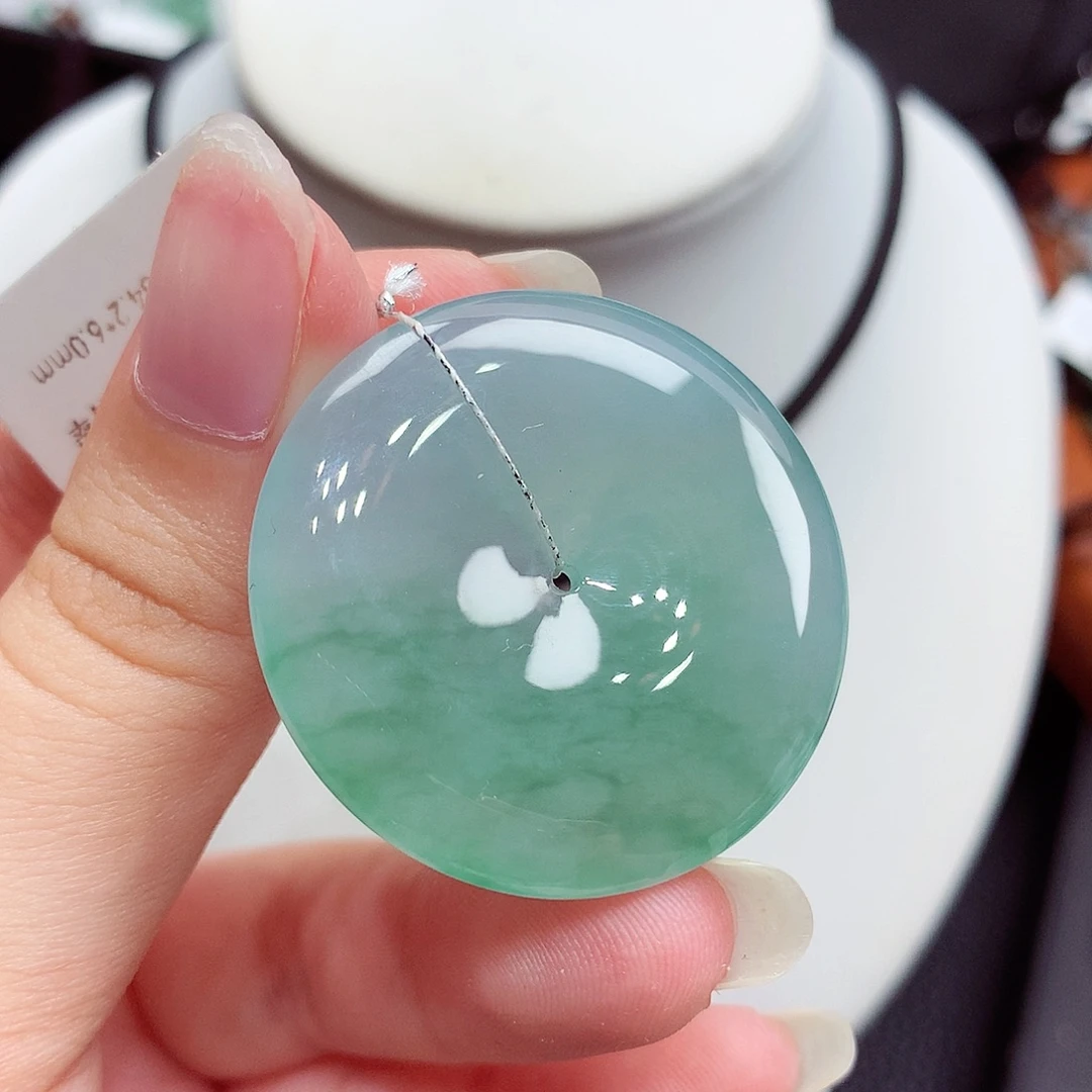 翡翠未镶嵌颈饰翡翠77，34.2/6