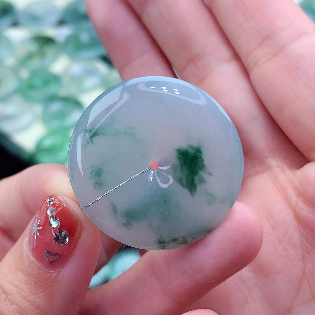 翡翠颈饰未镶嵌69翡翠30.5/5.7