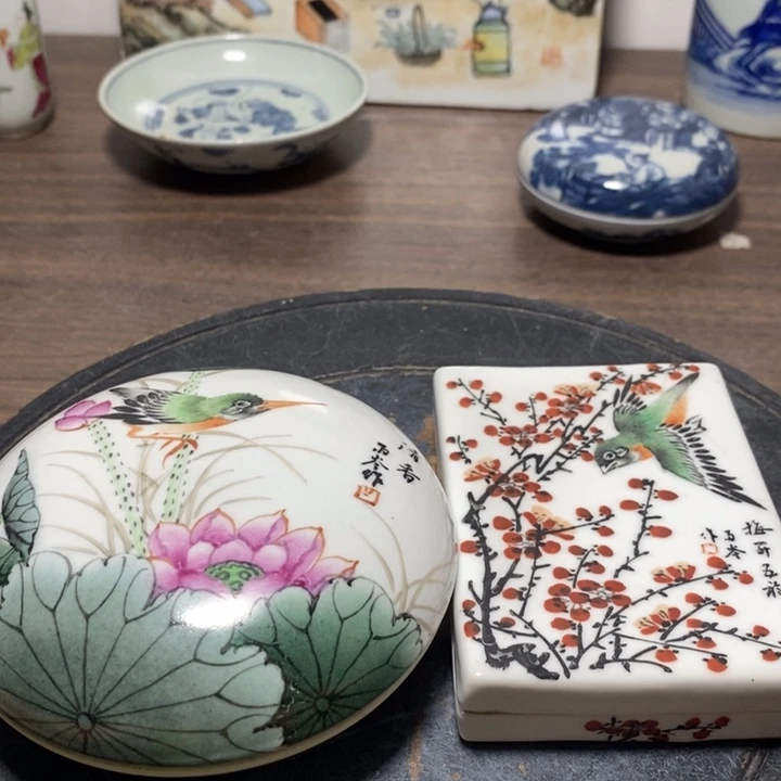 来***往摆件景德镇陶瓷艺术品