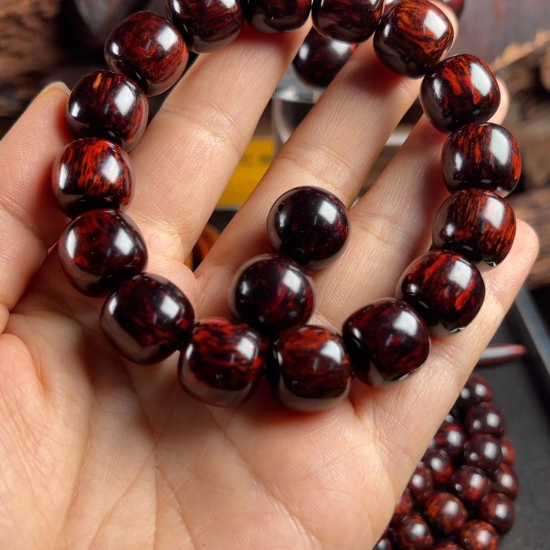 吴***少降真香手串/手链红降1314珠子