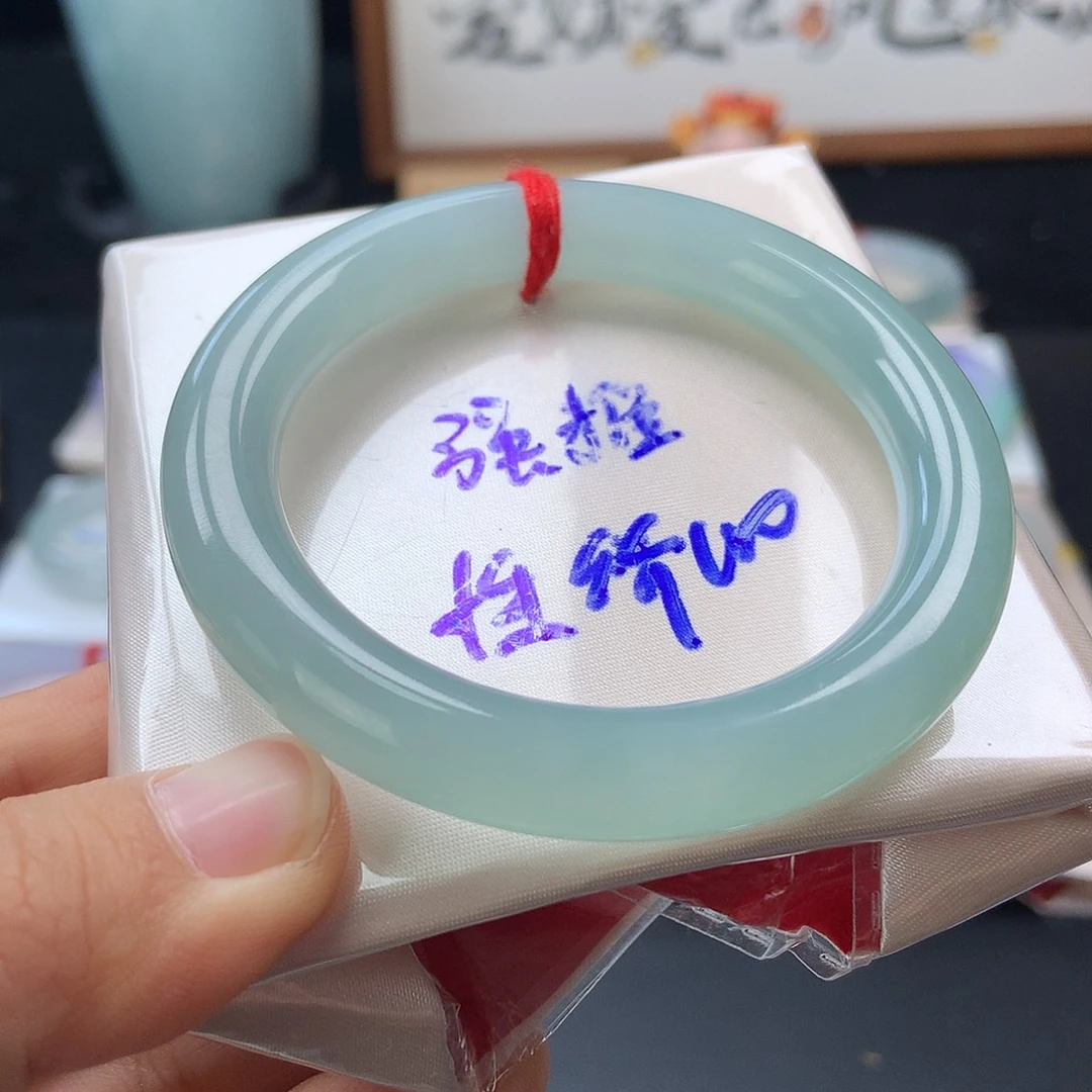 翡翠未镶嵌手镯39号
