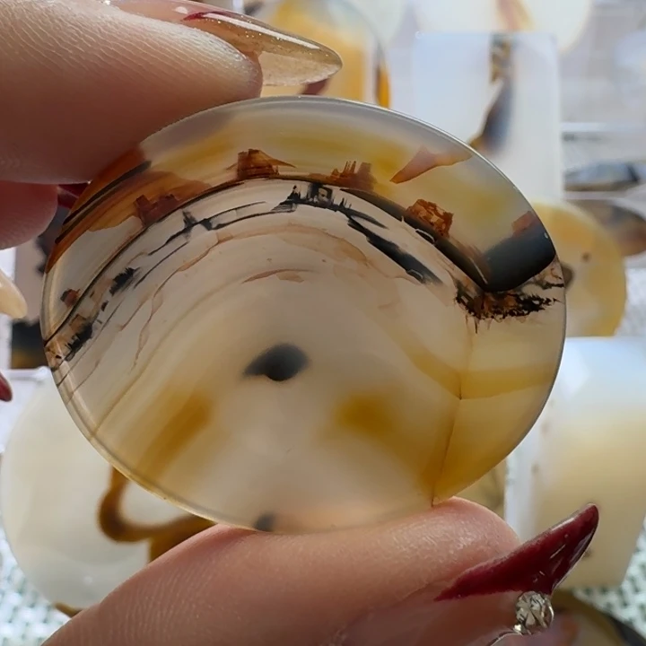 玛瑙/玉髓未镶嵌项链