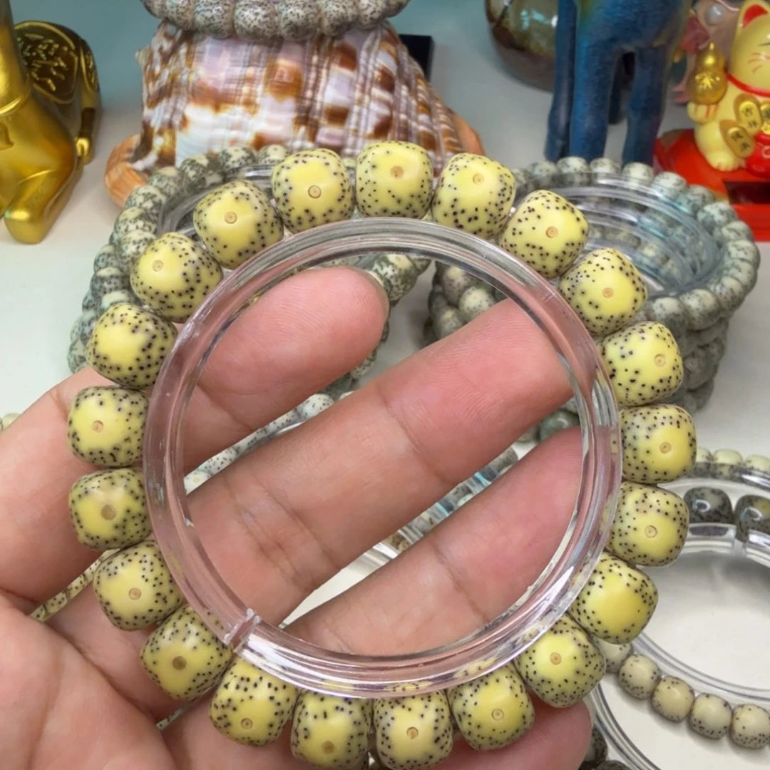 星月菩提手串星月菩提黄金瞳11/0
