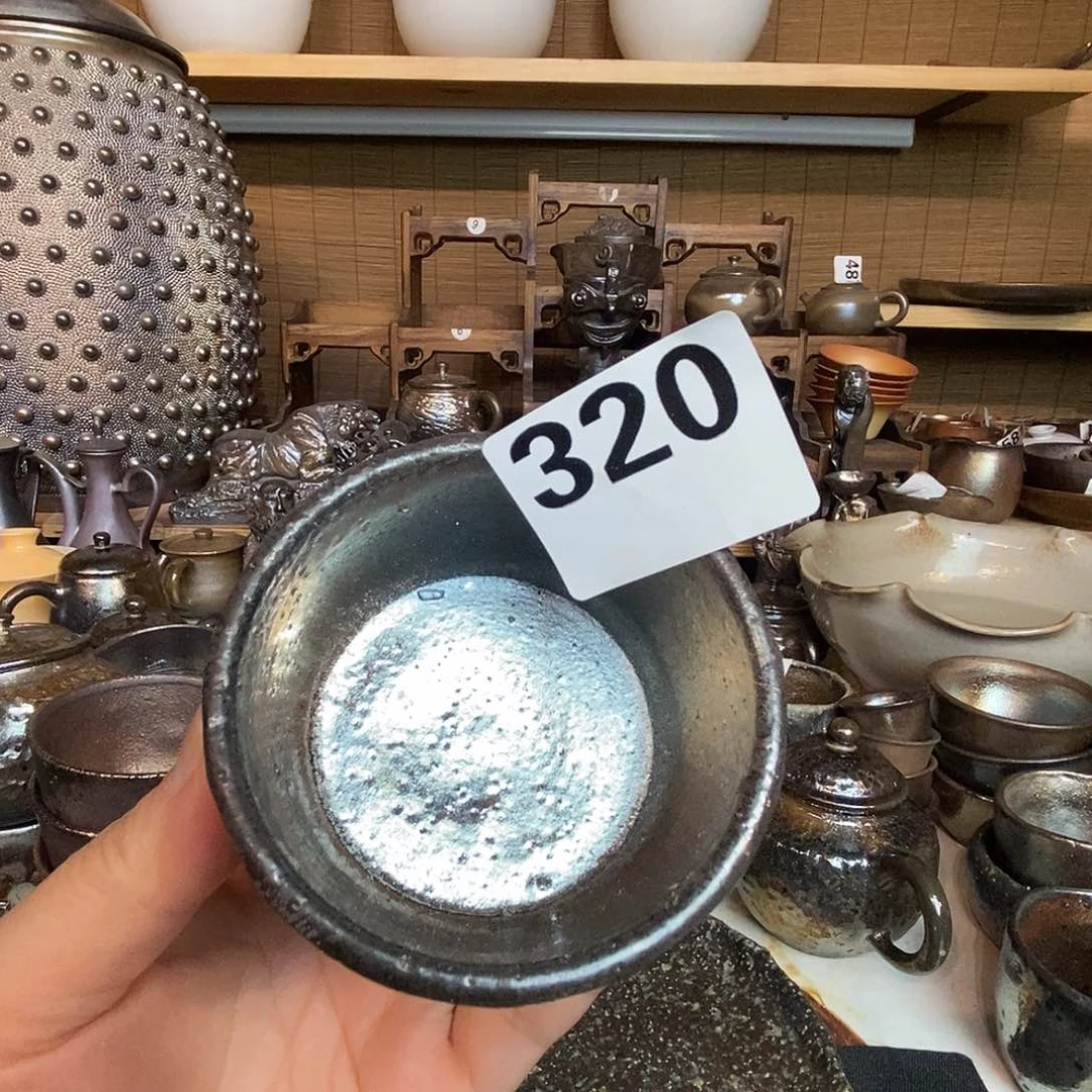 高温柴烧陶泥主人杯