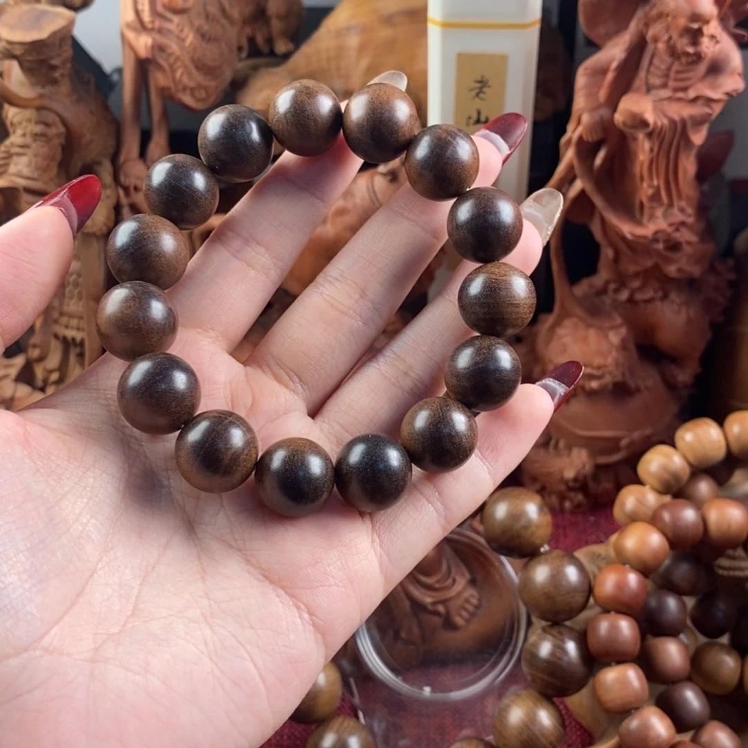 檀香木手串/手链L***e老山檀1.5沉水焦糖微瑕疵