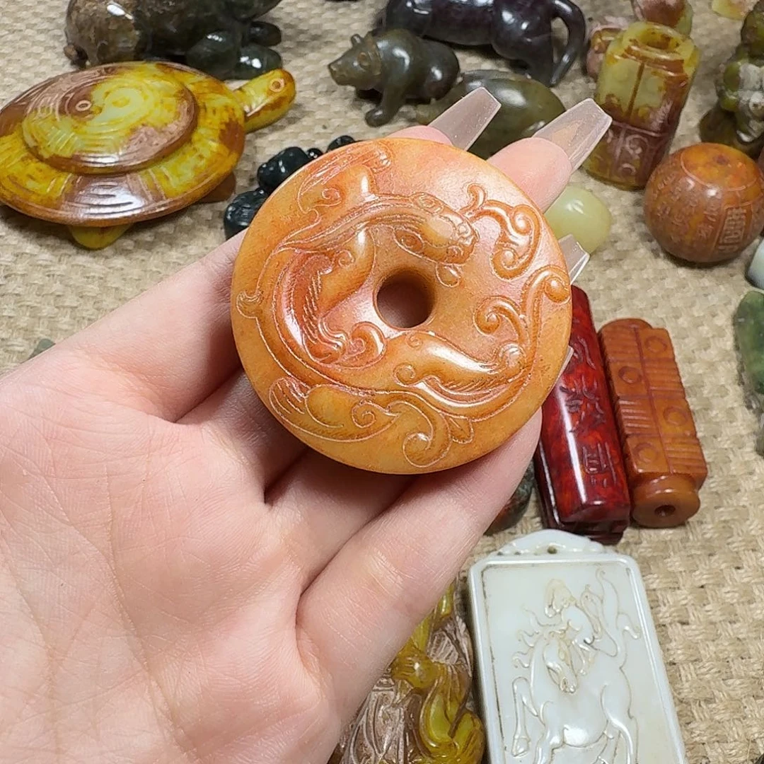 白玉菩提吊坠挂件