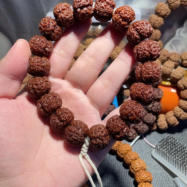 金刚菩提吊坠22梅花双龙手持