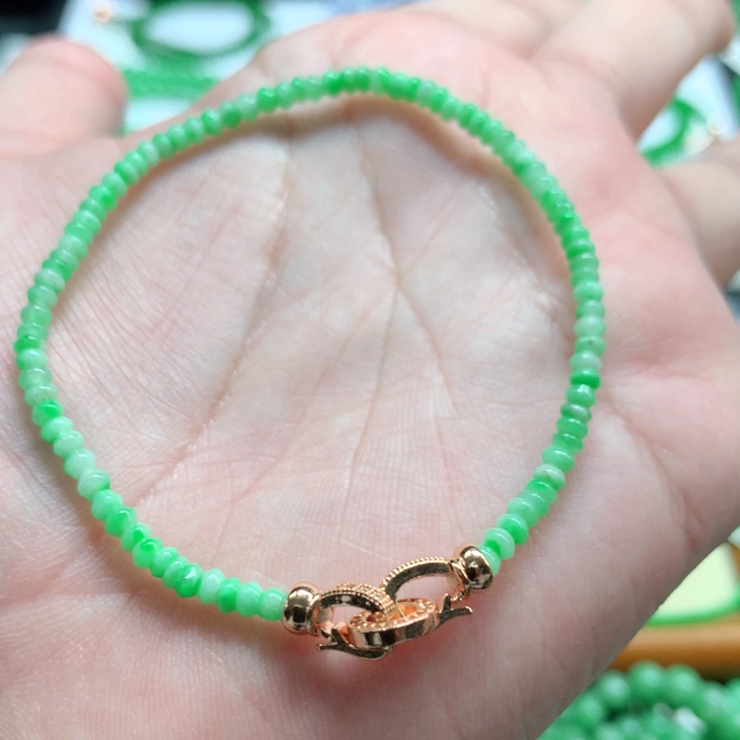 翡翠未镶嵌手链翡翠