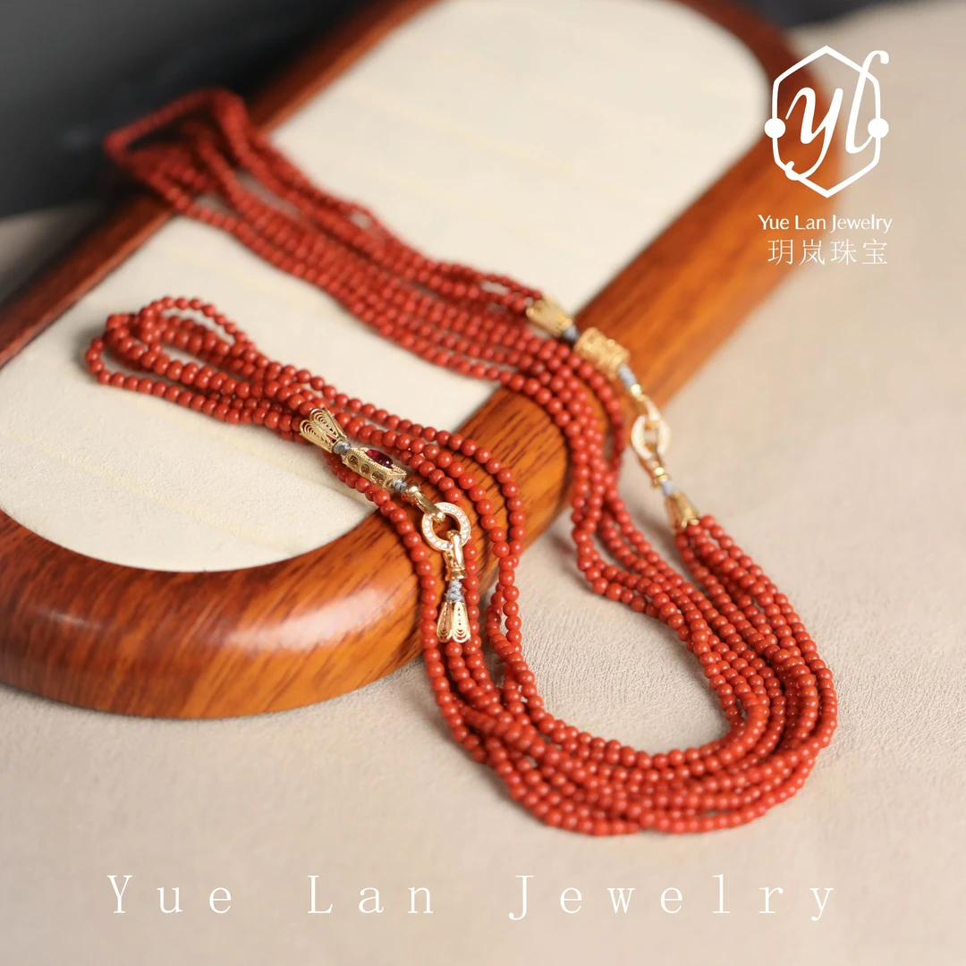 【玥岚珠宝】南红毛衣链 (多样性发) A0301785