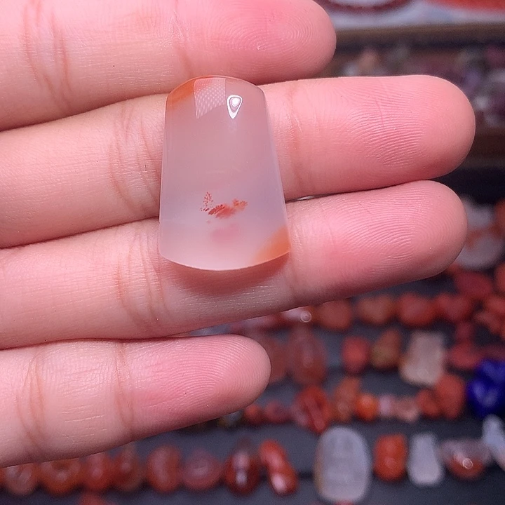 未镶嵌南红玛瑙珠宝半成品吊坠